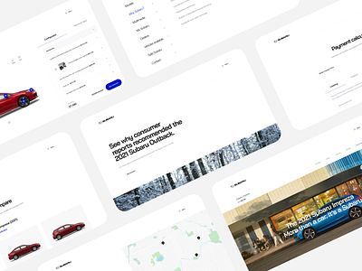 Subaru - website redesign cars clean clean ui concept configurator dealer design homepage landing landing page redesign simple subaru ui uidesign uiux ux uxdesign web website