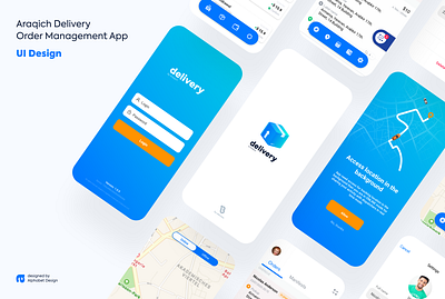 Araqich Delivery | Mobile App UI adobe xd app app design branding design identity interface interface design interfaces mobile app mobile application mobile ui ui ui ux ui design ux ux desgin