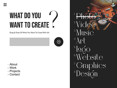 Website Concept | PORTFOLIO branding design graphic design illustration minimal portfolio three.js typography ux webgl