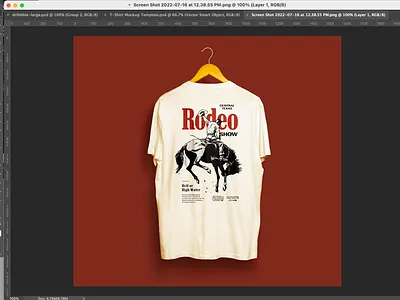 Rodeo Tee Shirt Design