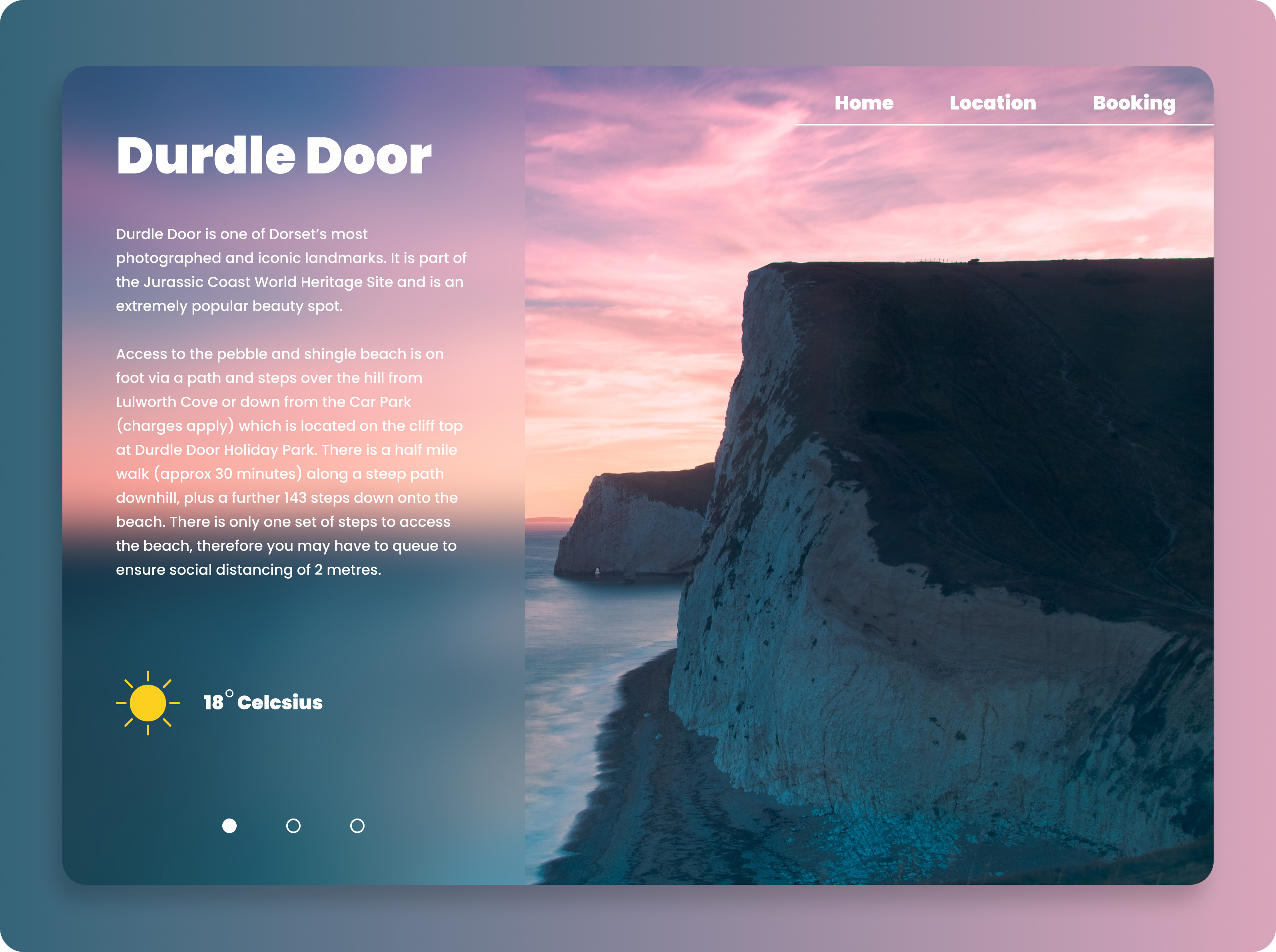 Example of Touristspot Prototype