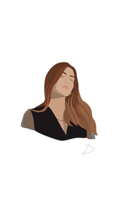 Woman design illustration minimal vector