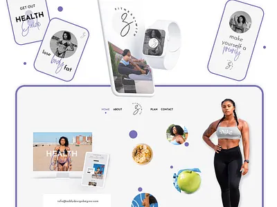 Fitness with Z Branding addy banner design branding design creative design fitness fitness logo graphic graphic design instagram ui
