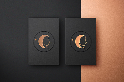 moon hair salon logo app branding company design eyecatching girl illustration icon illustration lady logo logo media minimalist logo monogram logo monoline moon logo negative space logo salon logo shine vector