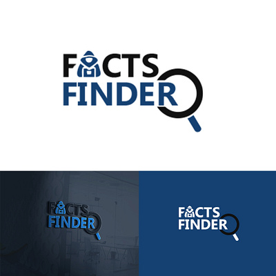 Facts Finder branding flat icon logo vector youtube