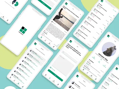 Mobile App For Writers app app design clean design designer mobile app design mobile design mobile ui ui uiux ux writers