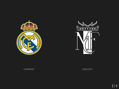 Real Madrid New Logo 3d animation branding club design football graphic design illustration logo motion graphics real madrid ui vector