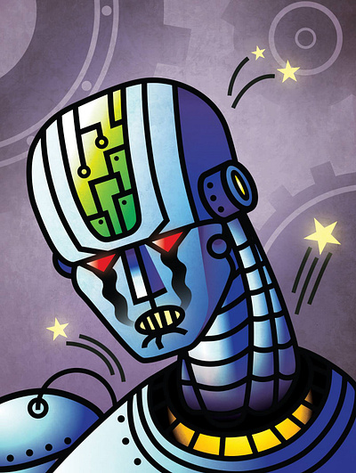 Cry Bot illustration