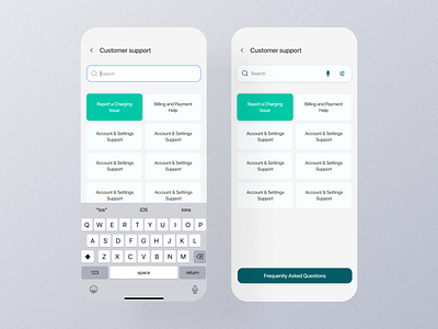 Customer Support Mobile App Ui app customer suport design customer support app customer support dashboard customer support detail customer support experience customer support interface customer support mobile customer support page customer support setting customer support ui customer support view customer support widget customer suppport custopmer support option design mobile screen ui
