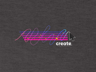 just create it. create design designer motivation teeshirt tshirt