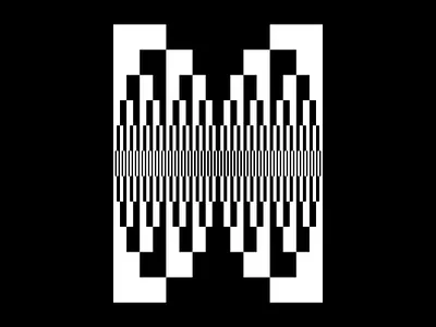 H - 36days of type - #36daysoftype - 2021 36daysoftype acid barcelona color diatomic studio illustration lettering minimal modular op art optical art psychedelic simple type typeface typography