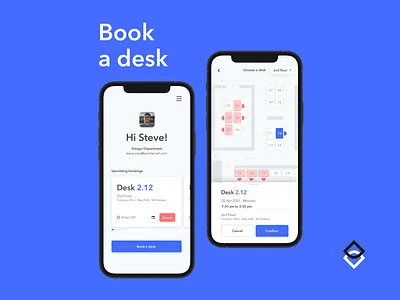 Desk booking app app app design booking booking app booking system design desk kosma lenar mockup sketch ui ux