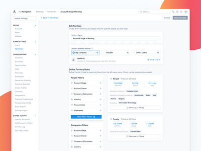 Custom Filters create crm custom custom filer dashboard filter filter forge filter ui filtering filters preview privacy privacy settings remove remove filter saas settings settings page settings ui strategy