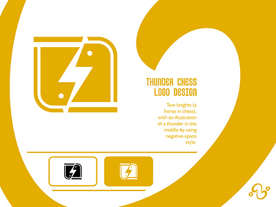 Thunder Chess Logo bolt brand design brand designer chess horse illustration king knight lightning logo design logo designer logo for sale logo idea logo inspiration logomark logotype queen sport thunder thunderbolt