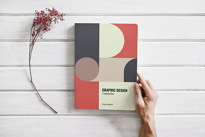 Book cover: Graphic Design Trending Now book cover design book design geometric design graphic design muted colors print design vintage design