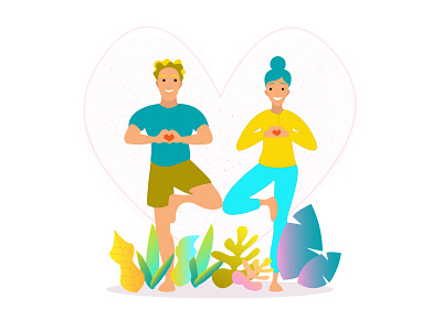 Сouple in love design graphic design illustration vector