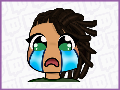 Crying Emote badge logo badges chibi chibi guy emotes chibi twitch emotes crying emote emote emoteart emotes emotes for twitch emotestwitch twitchemote