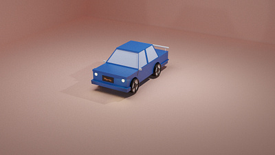 004 Day | 3d Car model 3d 3d artist abstract blue design illustration minimal threejs trending