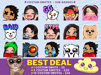 EMOTES COSTUM TWITCH apex emote badge logo badges chibi chibi emote cloud emote cute emotes dog emote emote emoteart emotes emotes for twitch emotestwitch gg heart hype framework raid twitch twitch art twitchemote