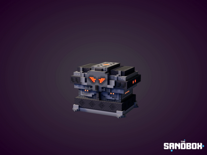 Dark Evil Chest 3d 3d art black cursed environment art environmental environmental design game art game asset gamedesign illustration magic magicavoxel pirate skull villian voxel voxel art voxelart