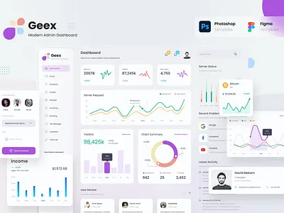 Geex Admin Dashboard 3d 3d illustration admin app blur blur gradient card chart clean dashboard gradient illustration minimal mobil progress simple ui ui design ux ux design