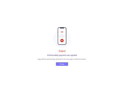 Payment failed page adobe adobe xd adobexd dashboad design failed pay payment payment app payment form payment method payments saas ui ux