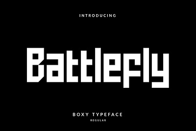 Battlefly Font design font handlettering handmade illustration lettering logo typeface typography vector