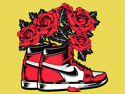 Jordan aesthetic graphic design illustration illustrator jordan lofi nike nike air nike air max roses