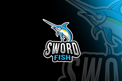 Swordfish Esport Logo Template game
