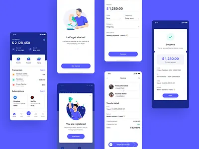 Finance App design financial app mobile wallet ui user experience user interface design ux