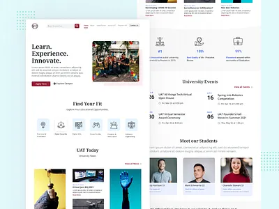 UAT Website Redesign design figma figmadesign minimal typography ui ux web