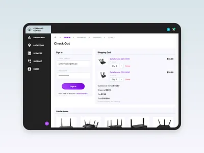 Checkout cart checkout checkout flow checkout form checkout page checkout process checkout screen dashboard dashboard design dashboard ui portal portal design sign in sign in page sign in ui