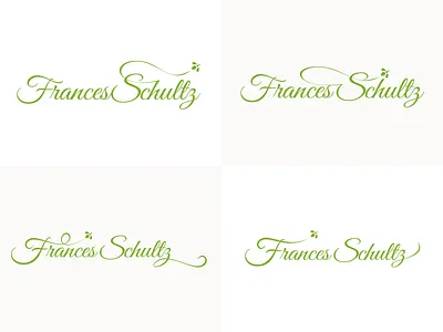 Frances Schultz - Identity Concepting branding concept design frances francesschultz identity logo rough schultz