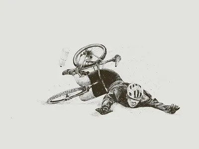 Head Over Wheels bike bikeart cycling cyclingart digital drawing outdoorillustration