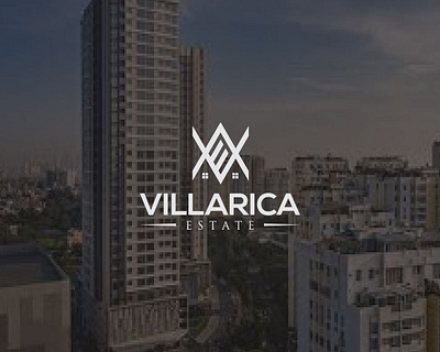 Villarica Estate design flat illustration illustrator logo minimal vector