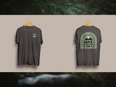 Max Overland - Brand Apparel II. apparel design art direction brand indentity branding design emblem emblem design graphic design logo nature off roading outdoors trucks