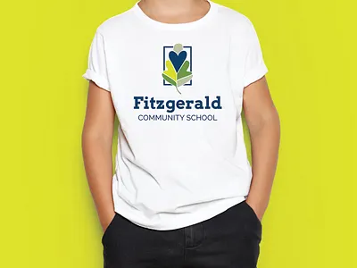 Fitzgerald Community School branding education education logo leaf logo logo design school logo
