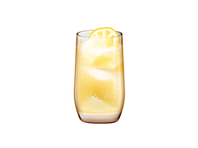 Highball Emoji drink emoji illustration