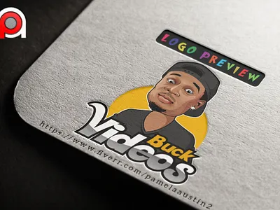 Buck Videos animation caricature cartoon character design graphic design illustration logo mascot logo vector