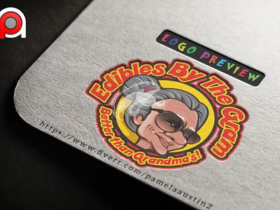 Edibles by the gram animation caricature cartoon character design graphic design illustration logo mascot logo vector