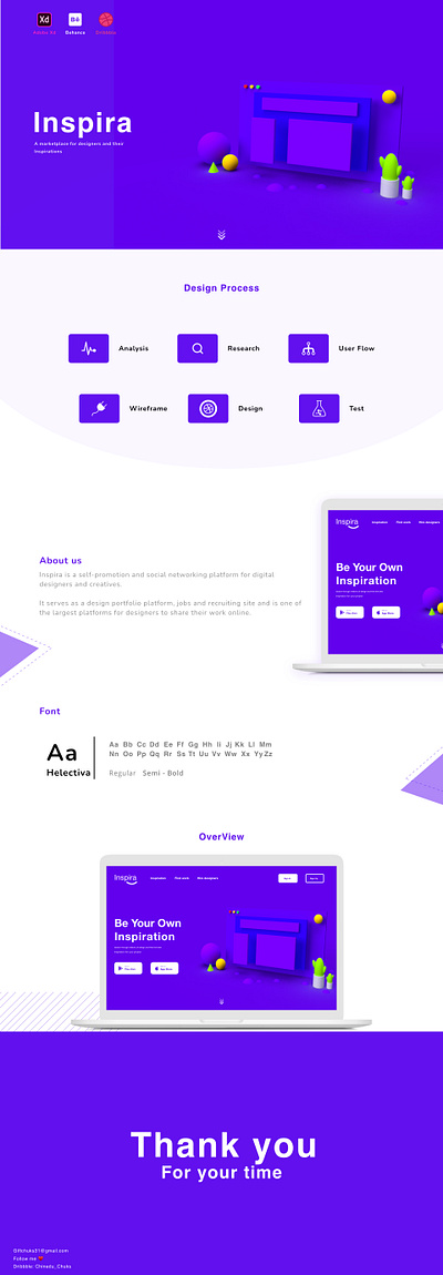 Inspira design 3d 3d modeling design designthinking dribble homepage illustration inspiration interface landingpage productdesign ui uidesign uiux ux