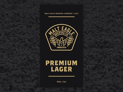 Untitled 3Malt Eagle Brewing Co. Branding Concept (3/3) badge design beer beer label beer logo beer snob branding brewery brewery branding brewery logo eagle eagle logo icon logo luxury minimalism monogram package design packaging premium vector