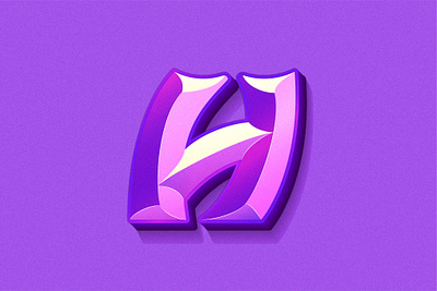 Letter H 36days 36daysoftype 36daysoftype c 36daysoftype07 3d alp alphabet bevel beveled gradient gradient color illustration lettering letters logo type typedesign typeface typography vector