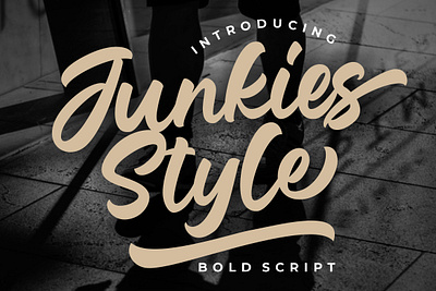 Junkies Style Bold Script font fonts free free fonts free script font free script fonts handwritten script script font