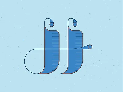 36 Days of Type - H 36 days of type 36daysoftype blog blue design graphic hand draw hand drawn handlettering illustration illustrator lettering letters orange type typeface vector