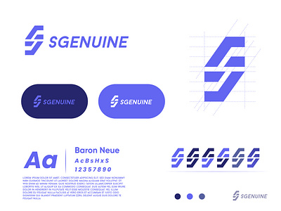 sgenuine logo concept abstract logo best logo brand identity branding colourful logo creative creative logo design graphic design lettermark logo logo inspiration logo mark logomark minimal logo minimal logos modern logo s letter logo s logo icon simple logos