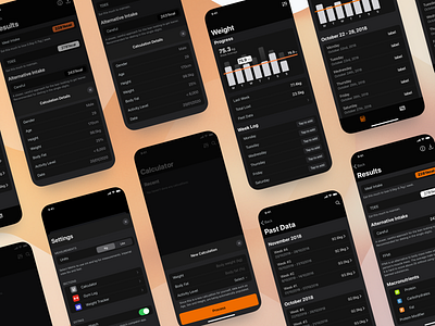 Weight + Calculator app experience design interface interface design ios ui ui design ux ux design