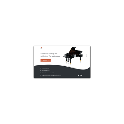 Melancholic Symphony of the Piano design ui