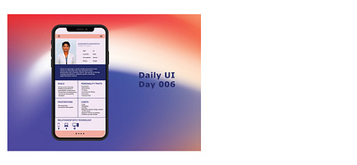Daily UI challenge day 6/100 adobe xd art dailyui dailyui 006 day6 design designchallenge dribbble graphic design illustration india ui uidesign user user experience user interface design userpic userprofile
