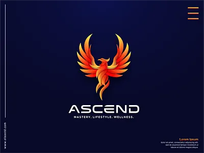 ASCEND behance bird bird icon bird logo colorful logo colorfull dribble icon logoart logoawesome logodesign logoroom logos phoenix phoenix logo
